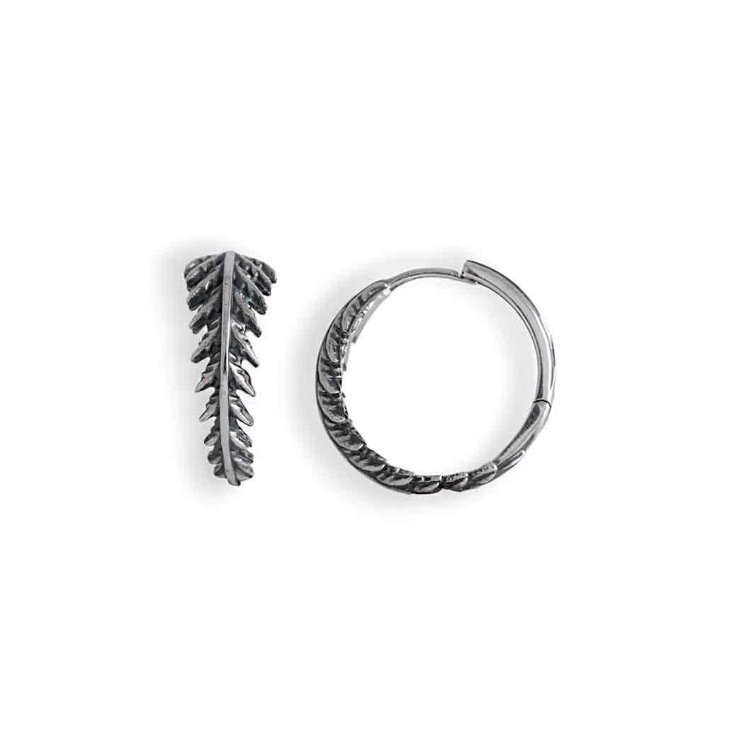 Fern Huggie Hoops - Image 3