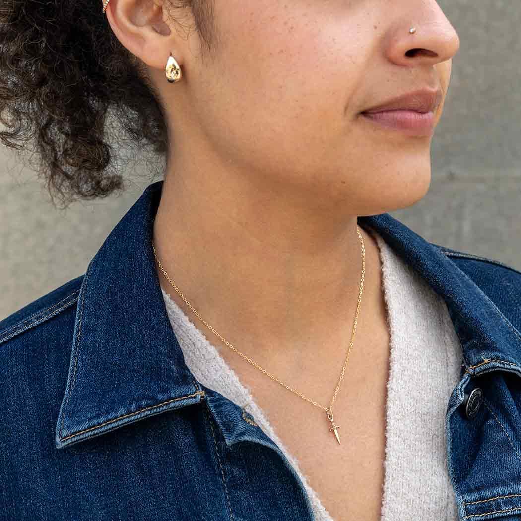 Mini Dagger Necklace - Image 4